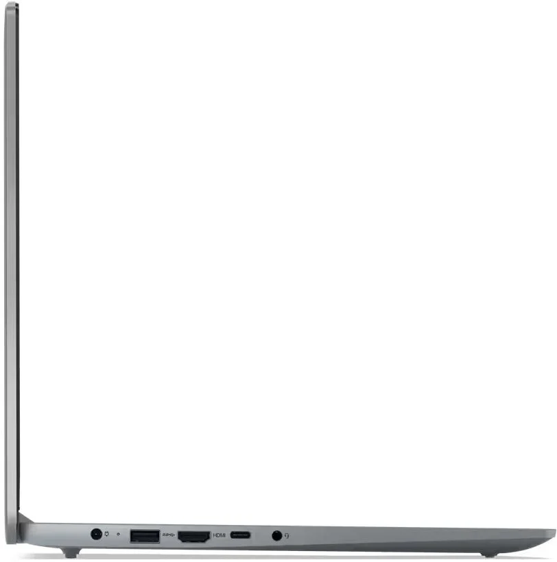 Ноутбук Lenovo IdeaPad Slim 3 15AMN8 Ryzen 5 7520U 8Gb SSD256Gb AMD Radeon 610M 15.6" TN FHD (1920x1080) без ОС grey WiFi BT Cam (82XQ0006RK)