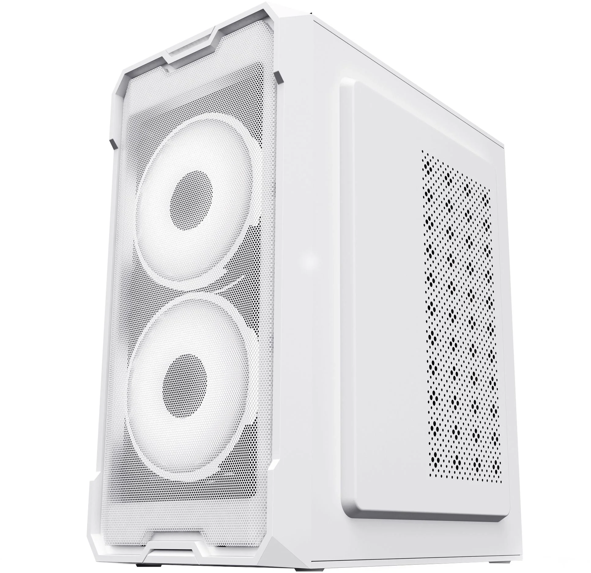 Компьютерный корпус Оклик OCC-MN302F белый без БП mATX 1xUSB 2.0 1xUSB 3.0 audio