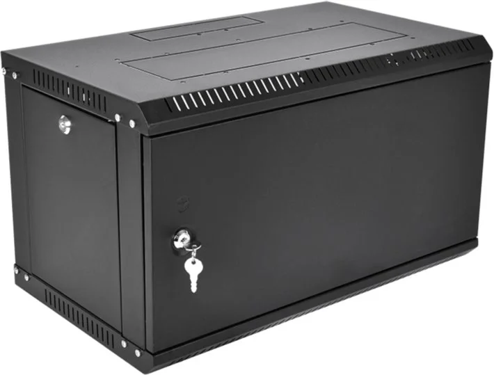 Настенный шкаф ЦМО - ШРН-Э, 9U, высота-480мм, глубина-520 мм, ширина-600 мм, металлическая дверь, съемные стенки, max-75кг, полезная глубина-470мм, цвет чёрный, ШРН-Э-9.500.1-9005