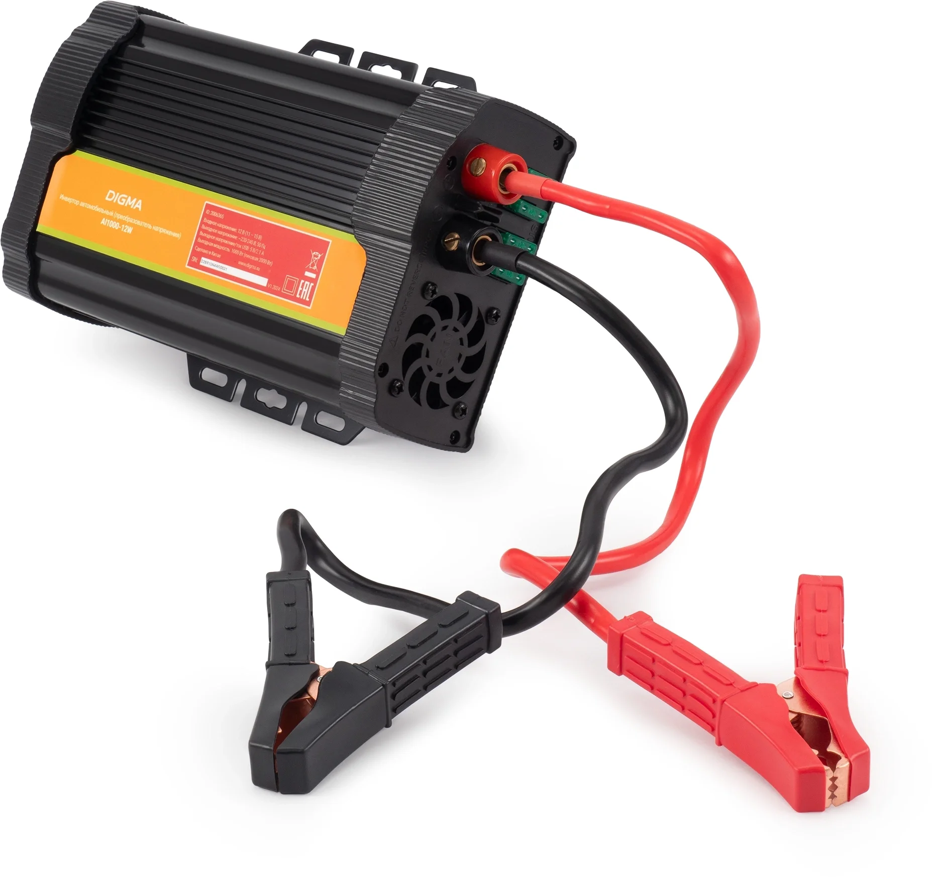 Digma <AI1000-12W> Автомобильный преобразователь напряжения  12-220V  (1000W)