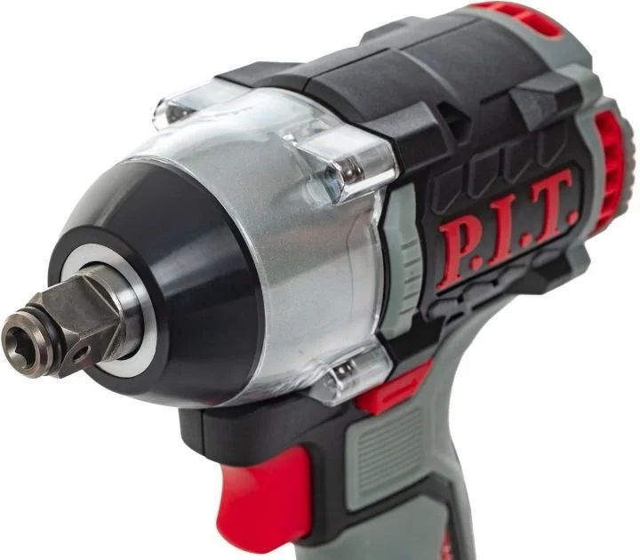 Гайковерт P.I.T. PIW20H-300B аккум. патрон:квад.1/2"