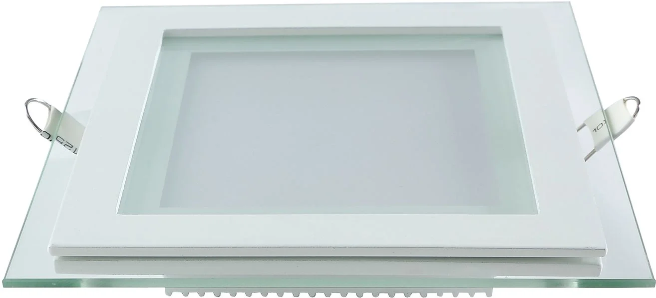 Светильник Glass кв 6W 490lm 4000K 220-240V IP20 монт Ø70х70 100x100x35 с дек стеклом LED