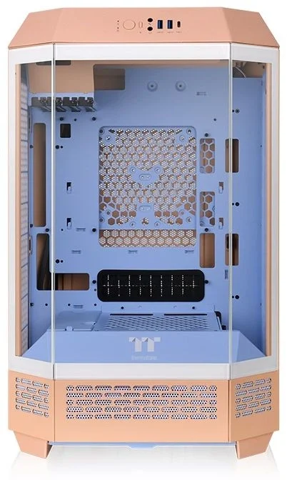 Компьютерный корпус Thermaltake The Tower 300 розовый без БП miniITX 8x120мм 6x140мм 2xUSB 3.0 audio bott PSU