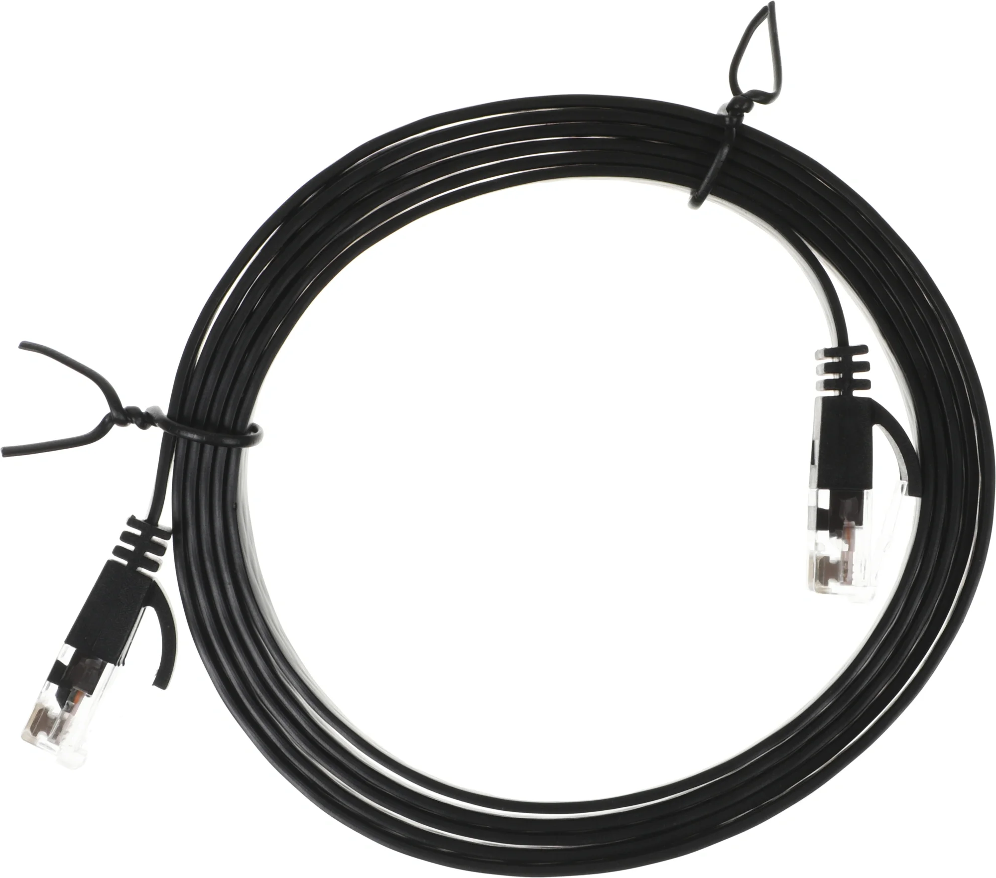 BU-С6-FLAT-1.5M-B Патч-корд Buro Flat 10Гбит/с UTP 4 пары cat.6 Cu molded 1.5м черный RJ-45 (m)-RJ-45 (m) ()
