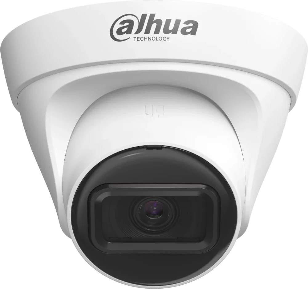 Уличная турельная IP-видеокамера Dahua DH-IPC-HDW1431T1P-0360B-S6 4Мп, 1/2.9” CMOS, объектив 3.6мм, ИК-подсветка до 30м, IP67, корпус: металл, пластик