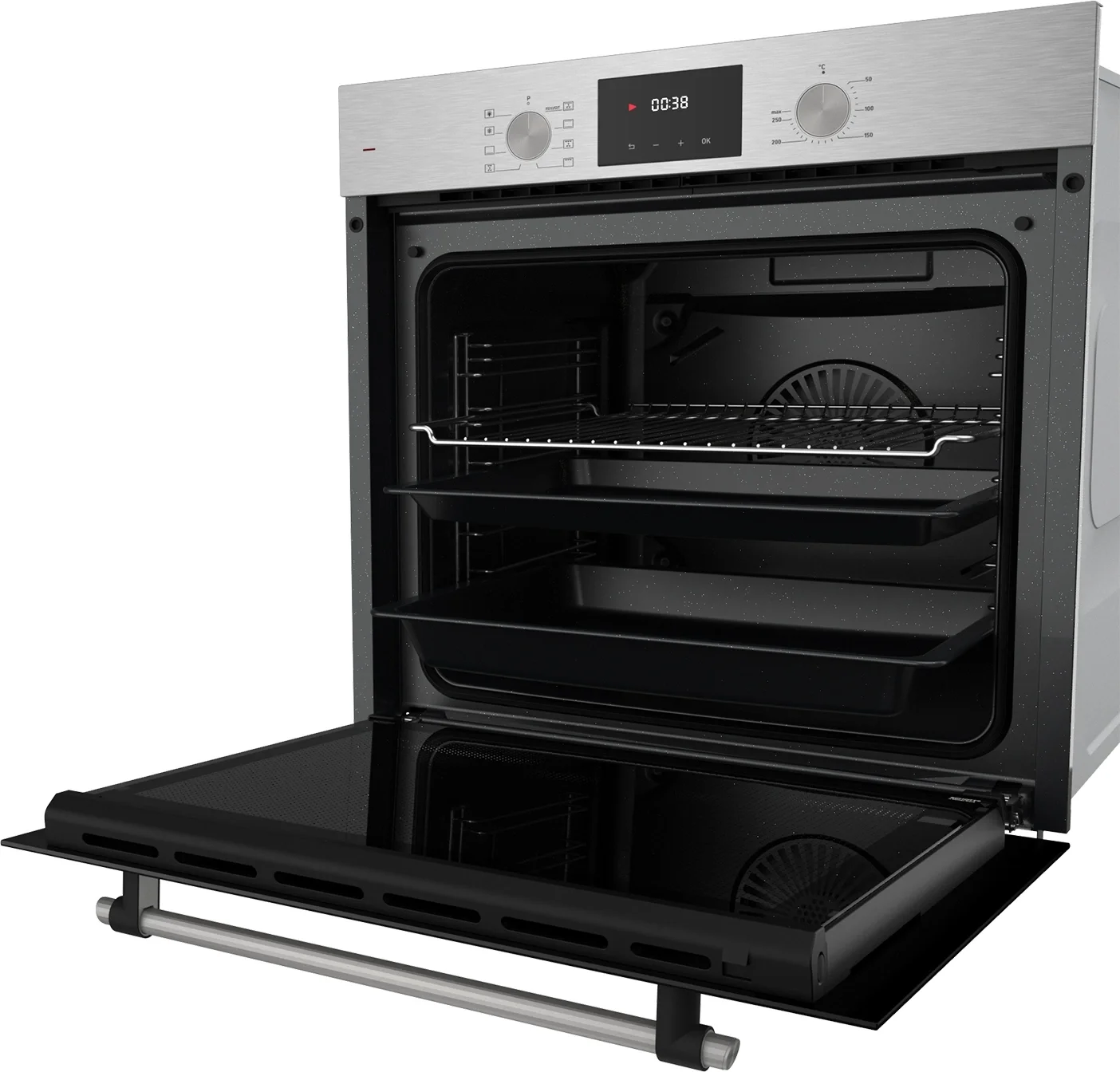Духовой шкаф Электрический Lex EDP 680 IX MAX нержавеющая сталь