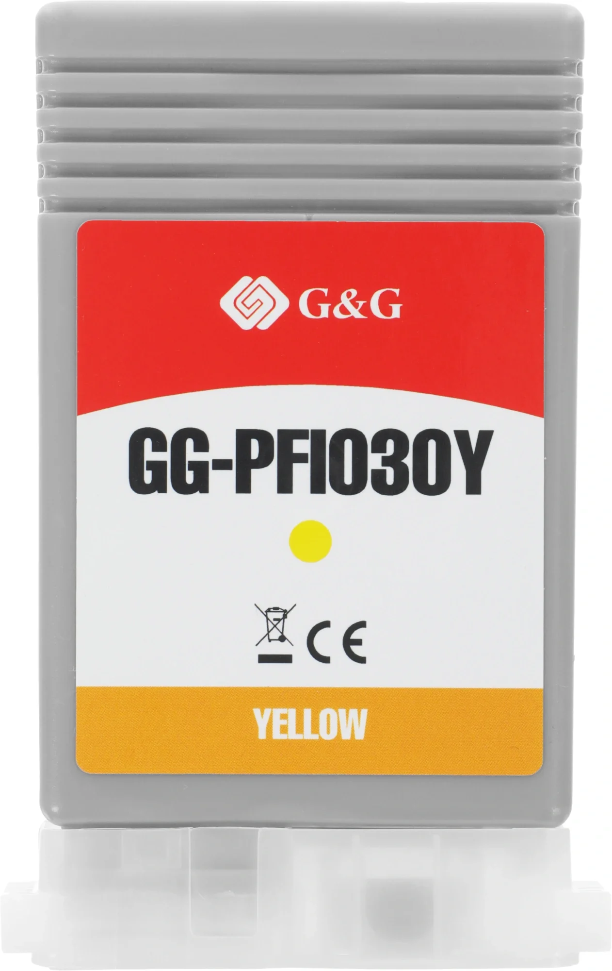 Картридж струйный G&G GG-PFI030Y PFI-030Y желтый (55мл) для Canon imagePROGRAF TA-20/30