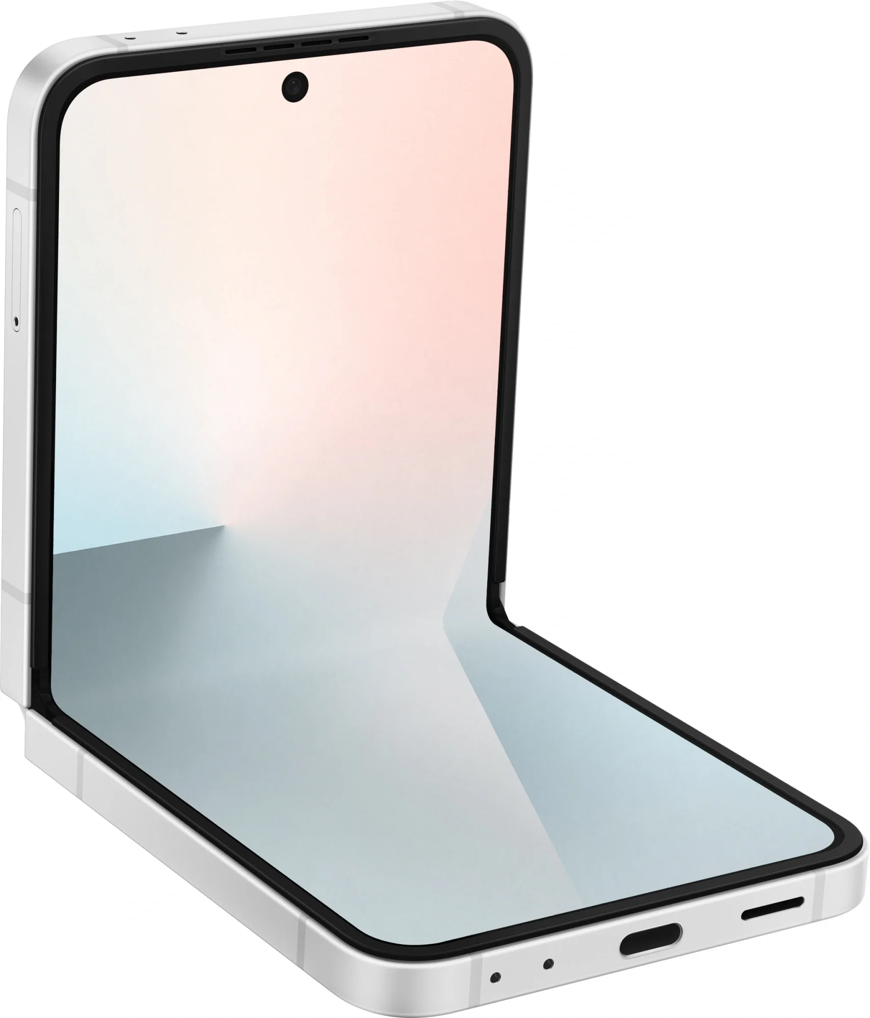 Смартфон Samsung SM-F761B Galaxy Z Flip7 FE 128Gb 8Gb белый раскладной 3G 4G 1Sim 6.7" 1080x2640 Android 16 50Mpix 802.11 a/b/g/n/ac/ax NFC GPS GSM900/1800 GSM1900 Protect