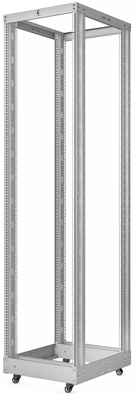 Стойка открытая 19" Cabeus RА, универсальная, 42U, 2013х515х1000 мм (ВхШхГ), двухрамная, серый