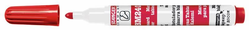 Маркер для досок Stanger BM240 321031, круглый пишущий наконечник, 1-3мм, красный