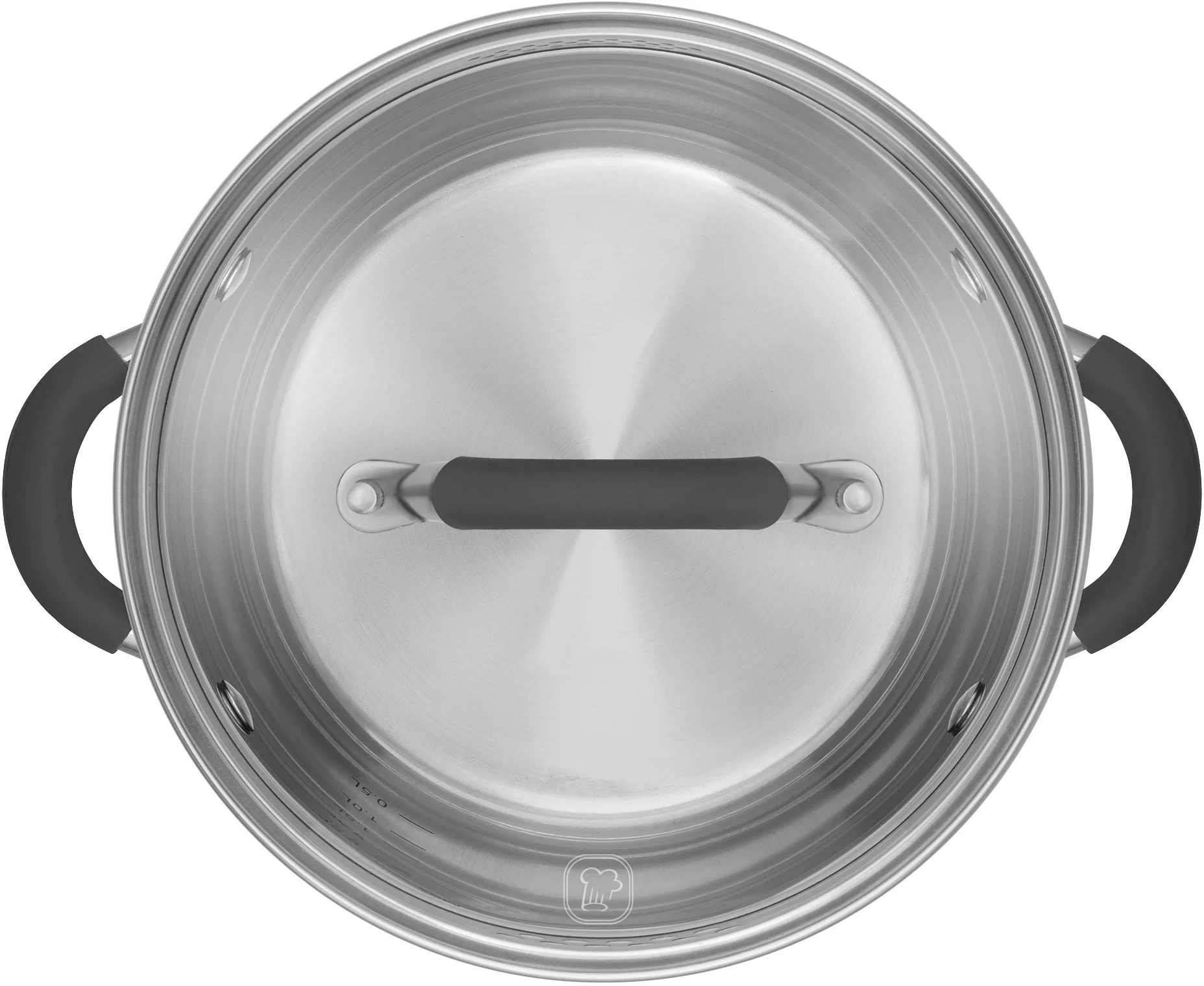 Кастрюля RONDELL RDS-025 Flaммe 5,7л RONDELL Кастрюля RDS-025 с/кр 24 см 5.7 л Flaммe. Диаметр 24см. Объем 5.7 л. Высококачественная пищевая сталь 18/10. Толщина стенок 0.6 мм. Тройное вштампованное, а затем вплавленное дно 5.0 мм. Комбинированная (зеркальная + матированная) обработка внешней поверхности. Отметки литража на внутренней поверхности посуды. Эргономичные крышка из термостойкого стекла со специальным ободком для удобного слива жидкости (2 диаметра отверстий). Ненагревающиеся ручки из нержавеющей стали с вставками из силикона. Надежное клепочное крепление. Плавный переход от дна к стенкам. Подарочная упаковка с ручкой. Буклет с рецептами. Подходит для всех видов плит и посудомоечной машины.