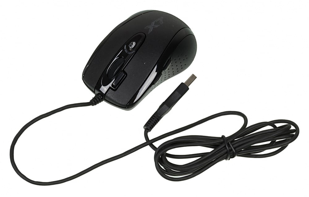 Мышь игровая A4Tech X-710MK , черный , оптическая, 2000dpi , USB, 7 кнопок,
