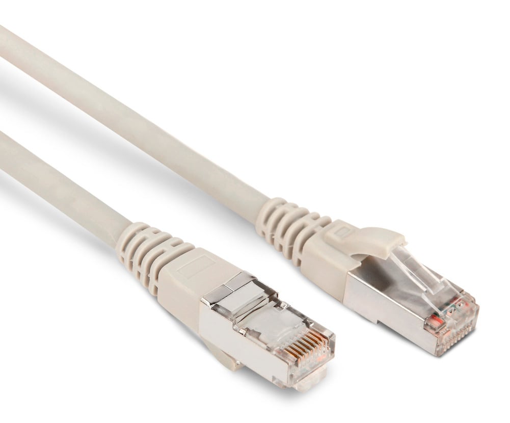 Патч-корд Hyperline PC-LPM-STP-RJ45-RJ45-C6-1.5M-LSZH-GY U/FTP RJ-45 вил.-вилка RJ-45 кат.6 1.5м серый LSZH 26AWG