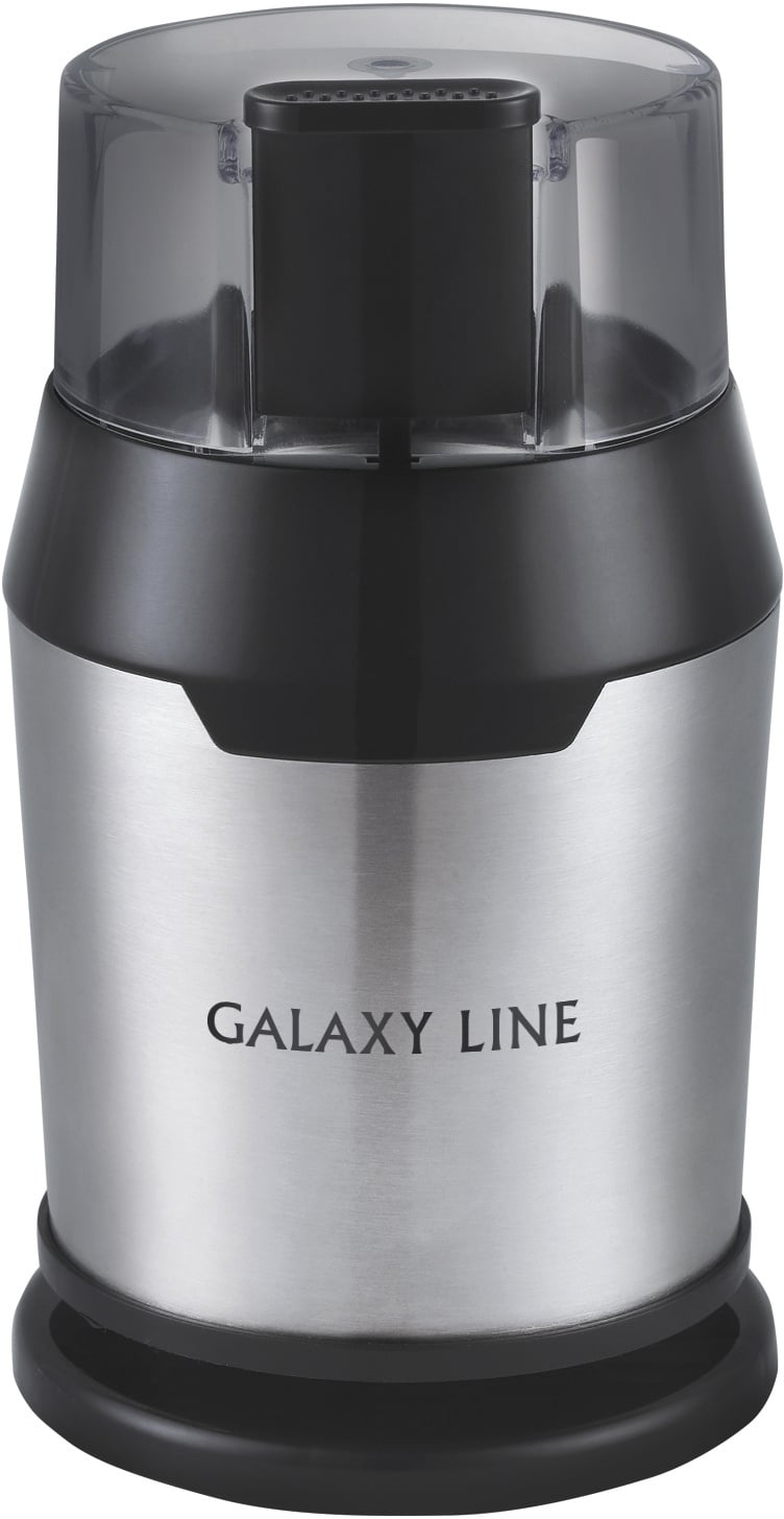 Кофемолка Galaxy Line GL 0906 200Вт сист.помол.:ротац.нож вместим.:60гр черный/серебристый