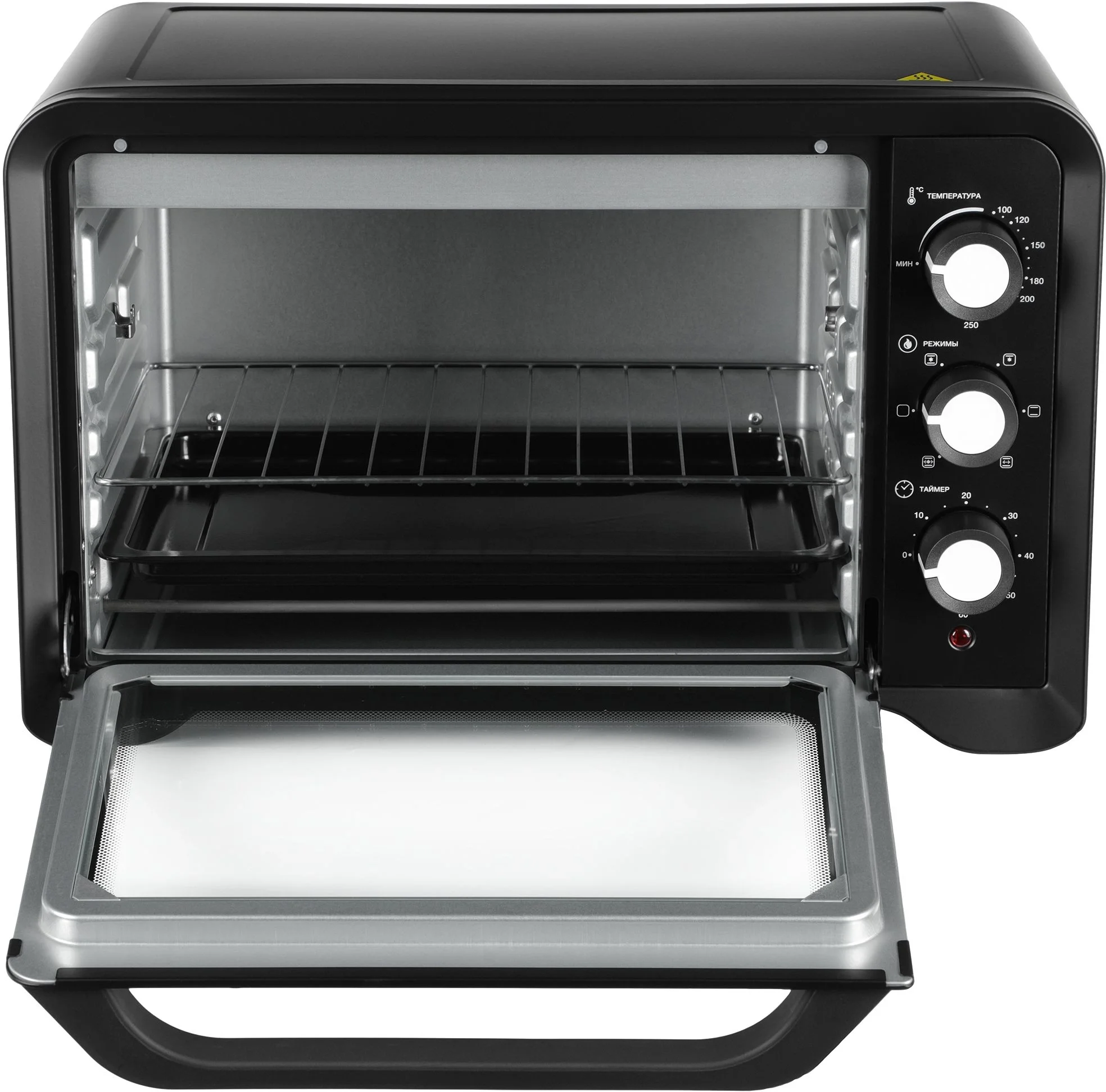 Мини-печь Hyundai MIO-HY094 35 л, 1600 Вт, черный