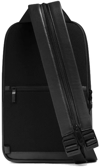 Рюкзак слинг мужской Piquadro Russel CA6764W137/N черный кожа
