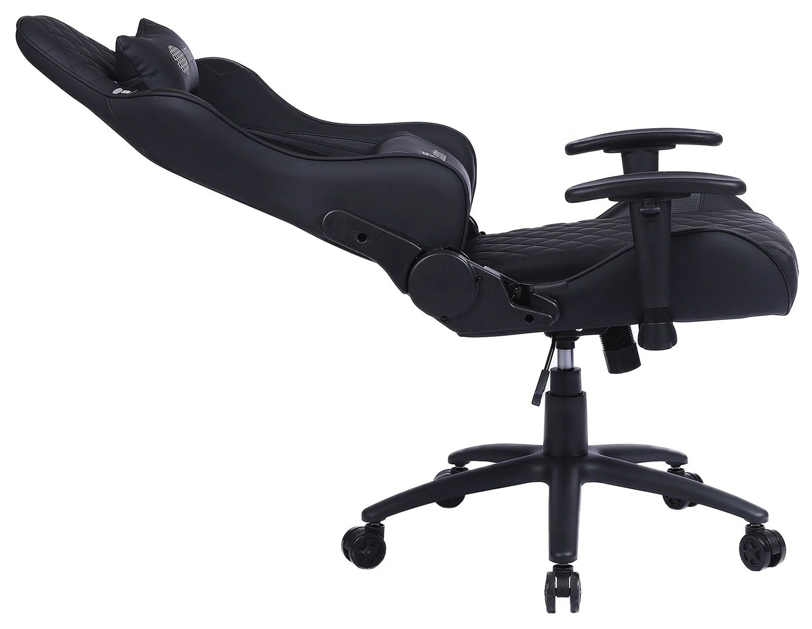Кресло игровое Cactus CS-CHR-030BL черный экокожа с подголов. крестов. сталь