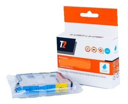 T2 C13T12924010 Картридж (IC-ET1292) для  EPSON Stylus SX420W/SX425W/SX525WD/Office B42WD/BX305F/BX320FW/BX625FWD голубой с чипом