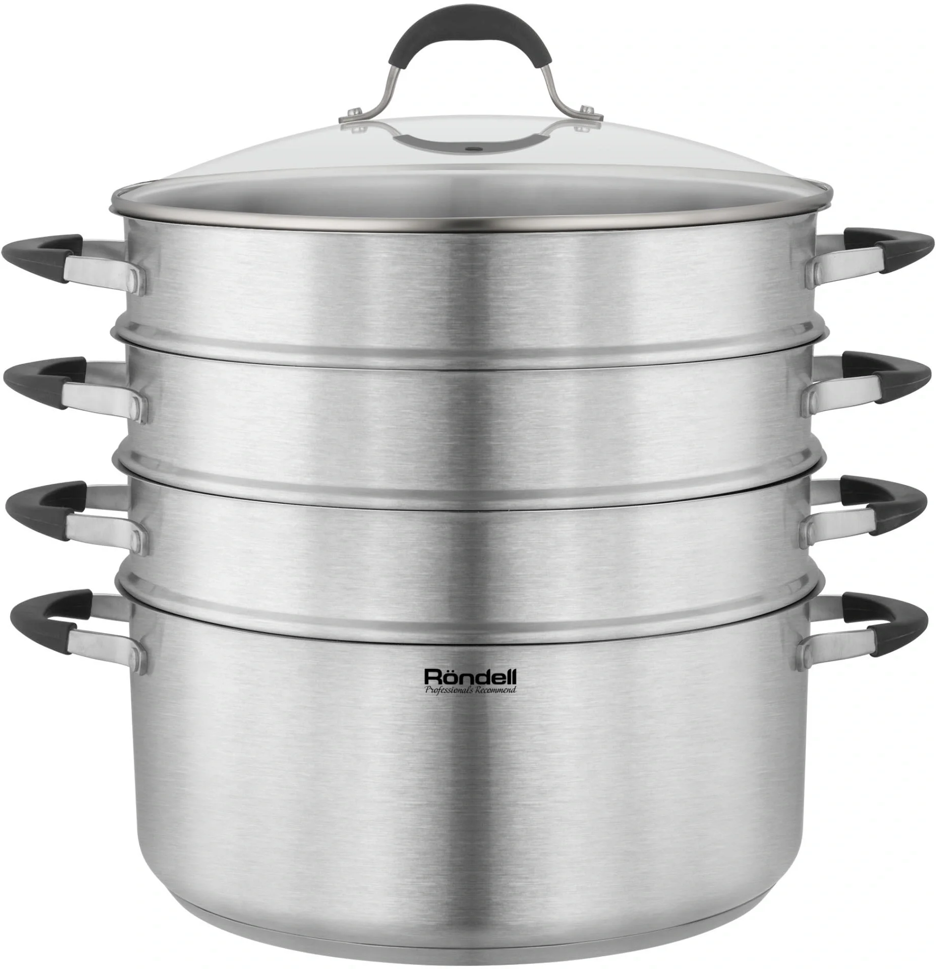 Кастрюля-пароварка Rondell RDS-1815 30.4л. d=32см (с крышкой) стальной