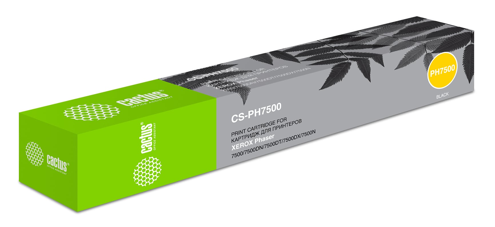 Картридж лазерный Cactus CS-PH7500 (106R01446) черный (19800 стр.) для Xerox Phaser 7500