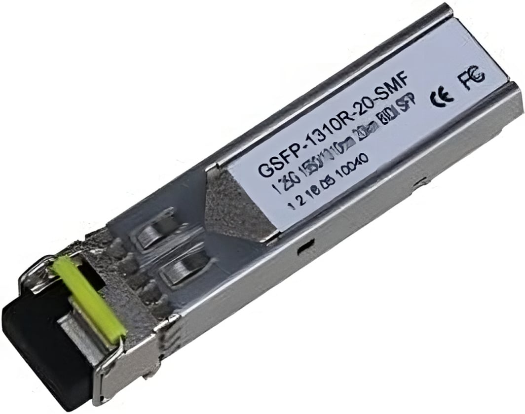 Трансивер SFP Dahua DH-GSFP-1310R-20-SMF, SFP-модуль; LC; до 1.25Гбит/с; до 20км (одномодовое оптоволокно); 1550нм/1310нм