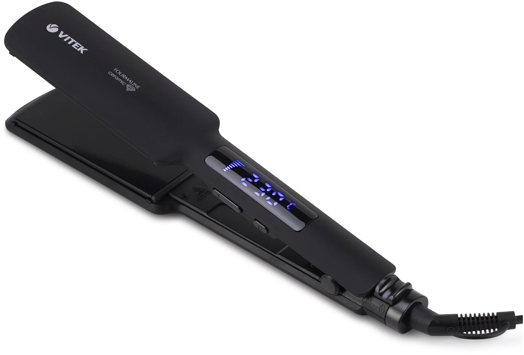 Выпрямитель Vitek VT-8284 черный 50Вт макс.темп.:230С покрытие:керамико-турмалиновое