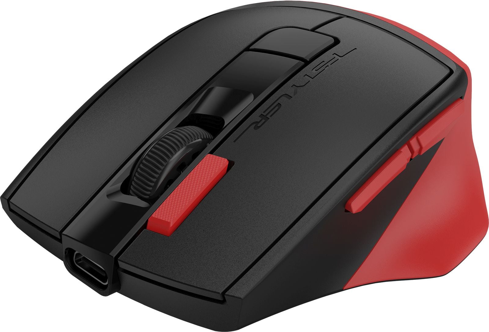 Мышь A4Tech Fstyler FG45CS Air красный/черный оптическая 2000dpi silent беспров. USB для ноутбука 7but (FG45CS AIR USB (SPORTS RED))
