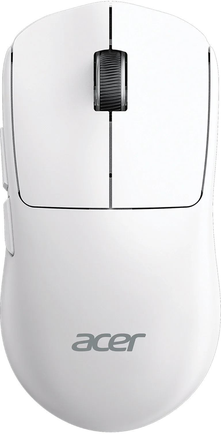 Мышь беспроводная/проводная Acer OMR401 белый, 12000 dpi, радиоканал, Bluetooth, USB, кнопки - 5