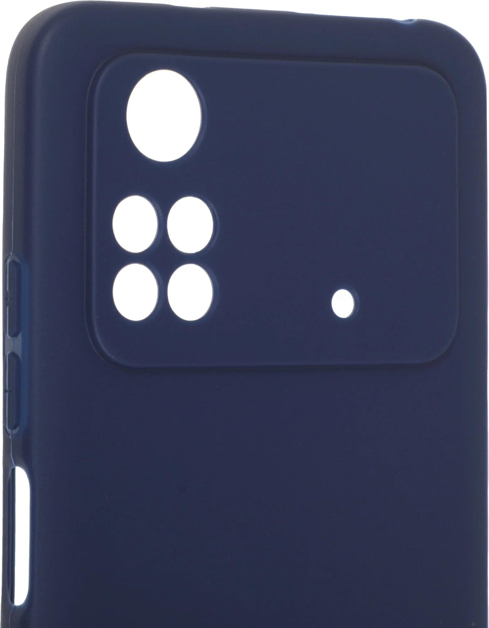 Чехол (клип-кейс) DF для Xiaomi Poco M4 Pro poCase-03 синий (POCASE-03 (BLUE))
