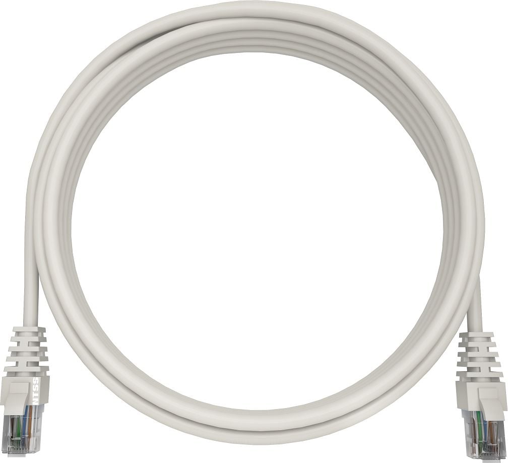 Патч-корд NTSS NTSS-PC-UTP-RJ45-5e-1.0-LSZH-WT NTSS-PC-UTP-RJ45-5E-1.0-LSZH UTP RJ-45 вил.-вилка RJ-45 кат.5E 1м белый