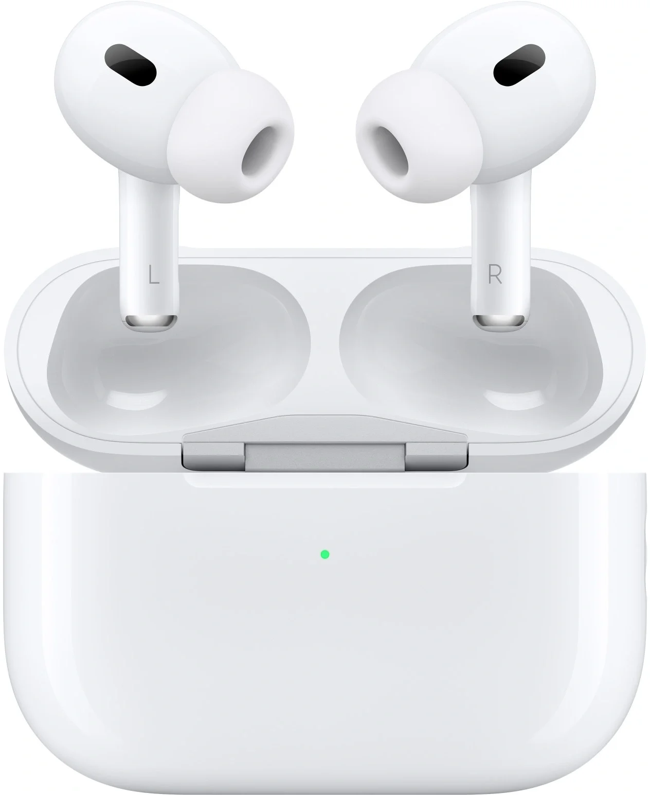 Гарнитура внутриканальные Apple AirPods Pro 2 2023 A3047/A3048/A2968 белый беспроводные bluetooth в ушной раковине (MTJV3ZA/A)