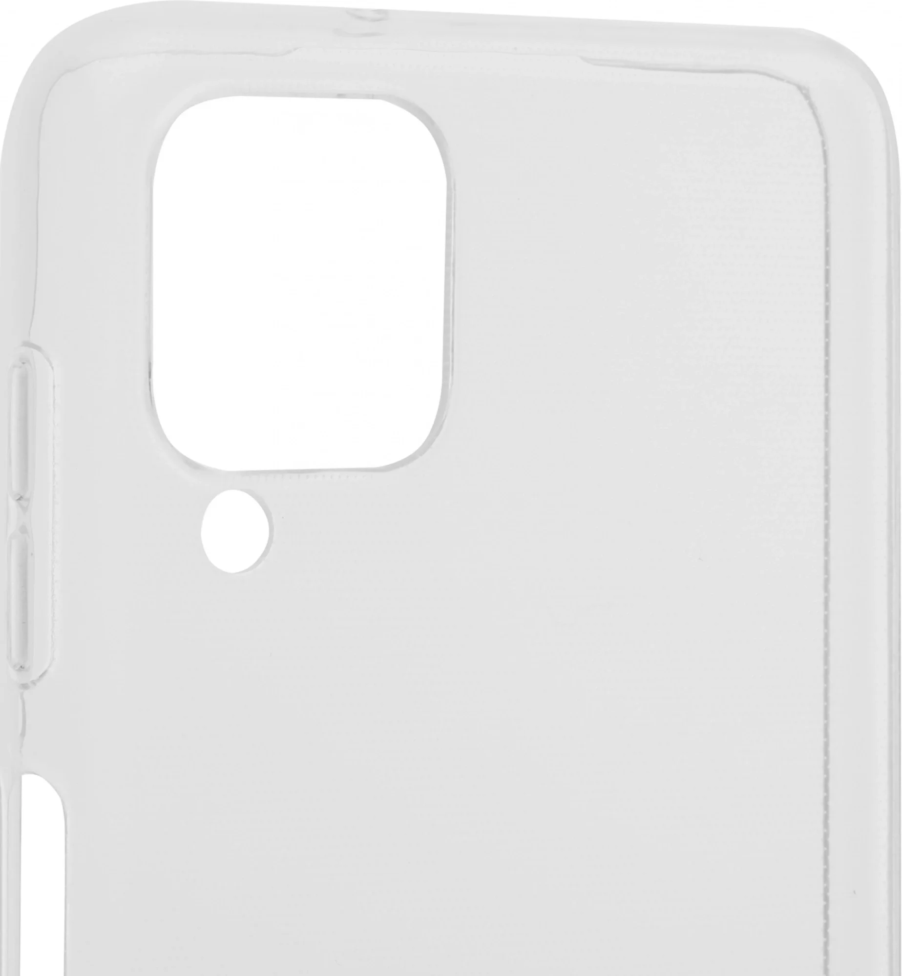 Чехол (клип-кейс) BoraSCO для Samsung Galaxy A12/M12 Silicone Case прозрачный