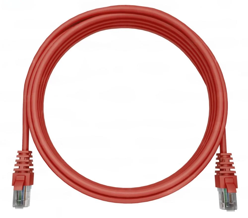 Патч-корд NTSS NTSS-PC-UTP-RJ45-5e-0.3-LSZH-RD NTSS-PC-UTP-RJ45-5E-0.3-LSZH UTP RJ-45 вил.-вилка RJ-45 кат.5E 0.3м крас