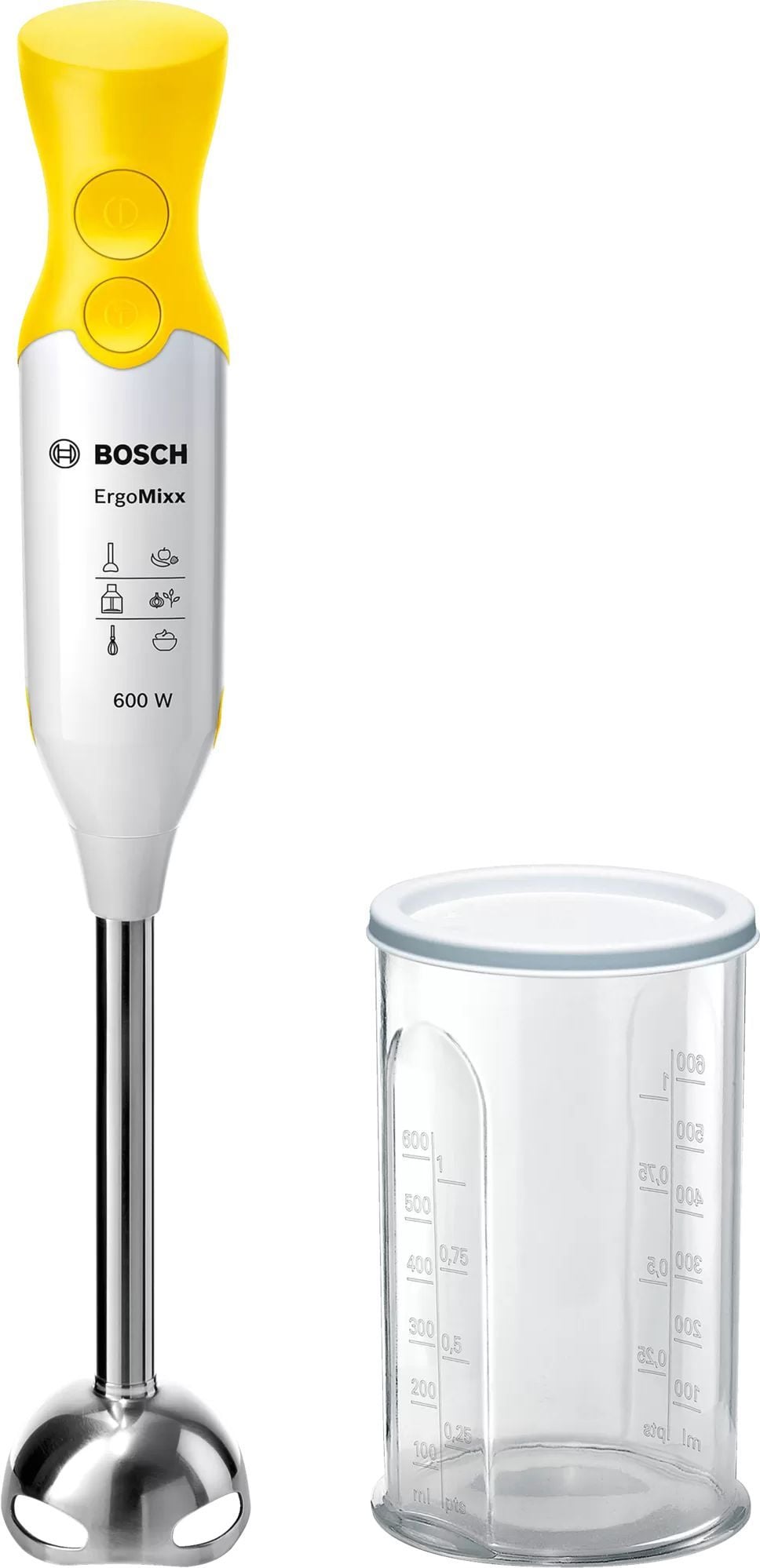 Bosch <MSM66110Y> Блендер погружной (600W, металлическая погружная часть)