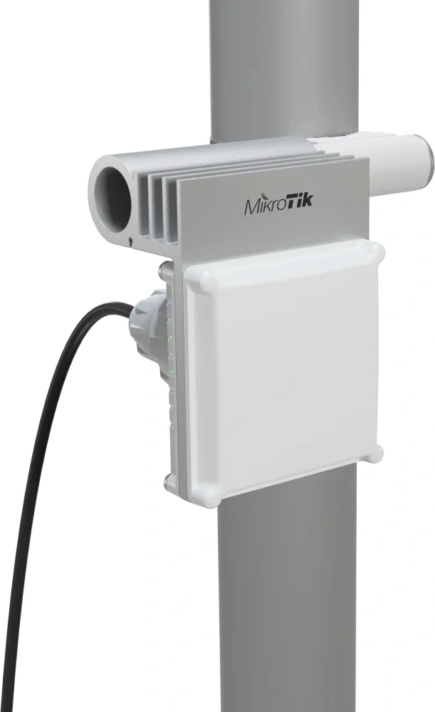 Точка доступа MikroTik CubeSA 60Pro ac (60Ghz antenna, 802.11ay wireless and 5GHz 802.11ac backup, 4 core x 716MHz CPU, 256MB RAM, 1 x Gigabit LAN port, RouterOS L4, POE, PSU) for use as an AP in Point-to-Multipoin
