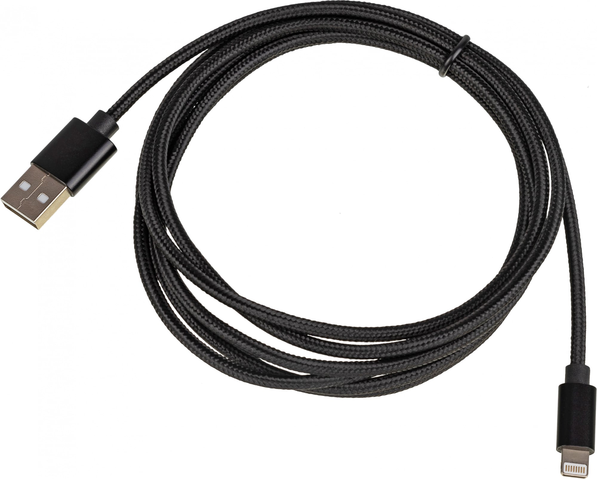 Кабель USB (m)-Lightning (m) 2м черный
