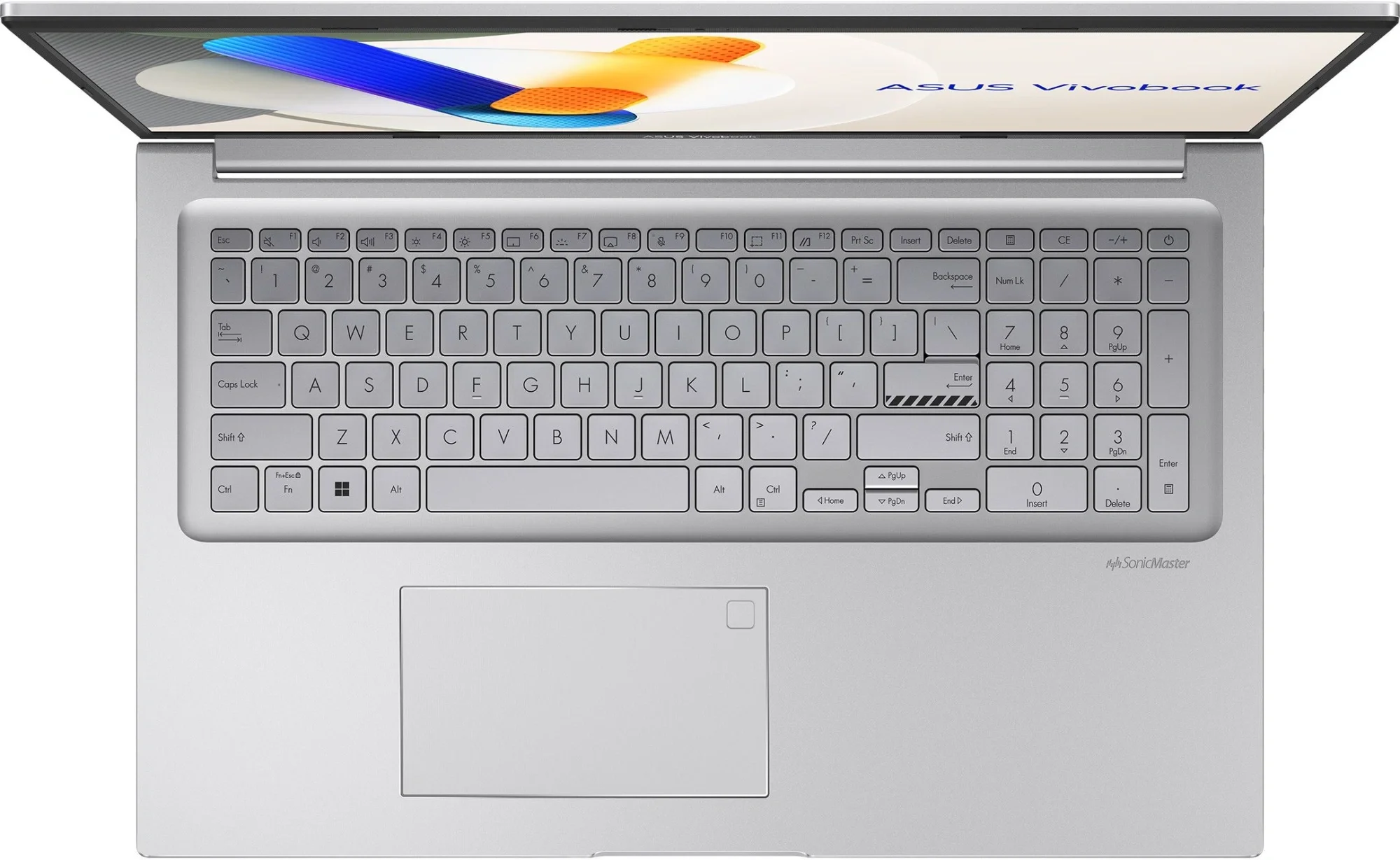 Ноутбук Asus Vivobook 17 X1704VA-AU398 Core i7 1355U 16Gb SSD1Tb Intel Iris Xe graphics 17.3" IPS FHD (1920x1080) без ОС silver WiFi BT Cam (90NB10V1-M00D20)