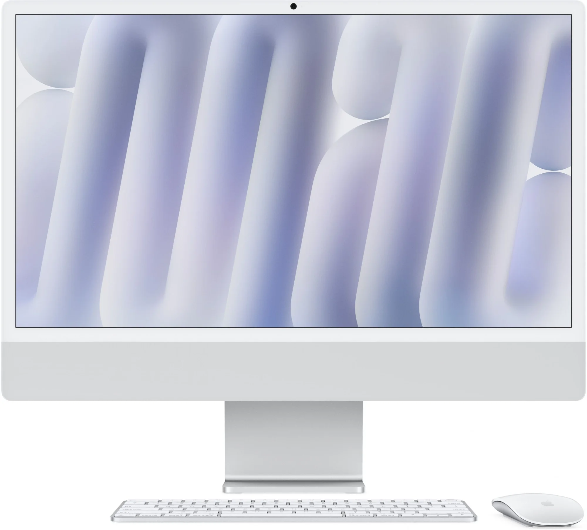 Моноблок Apple iMac A3137 24" 4.5K M4 10 core (4) 16Gb SSD 256Gb 10 core GPU macOS WiFi BT 143W клавиатура мышь Cam серебристый 4480x2520