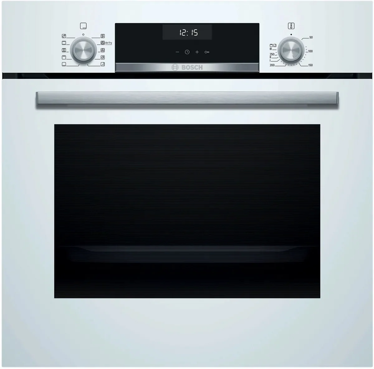 Bosch HBJ558YW3Q Serie 6, духовой шкаф электрический, 60 см, 66 л, белый, класс энергоэффективности А,  8 режимов, LCD