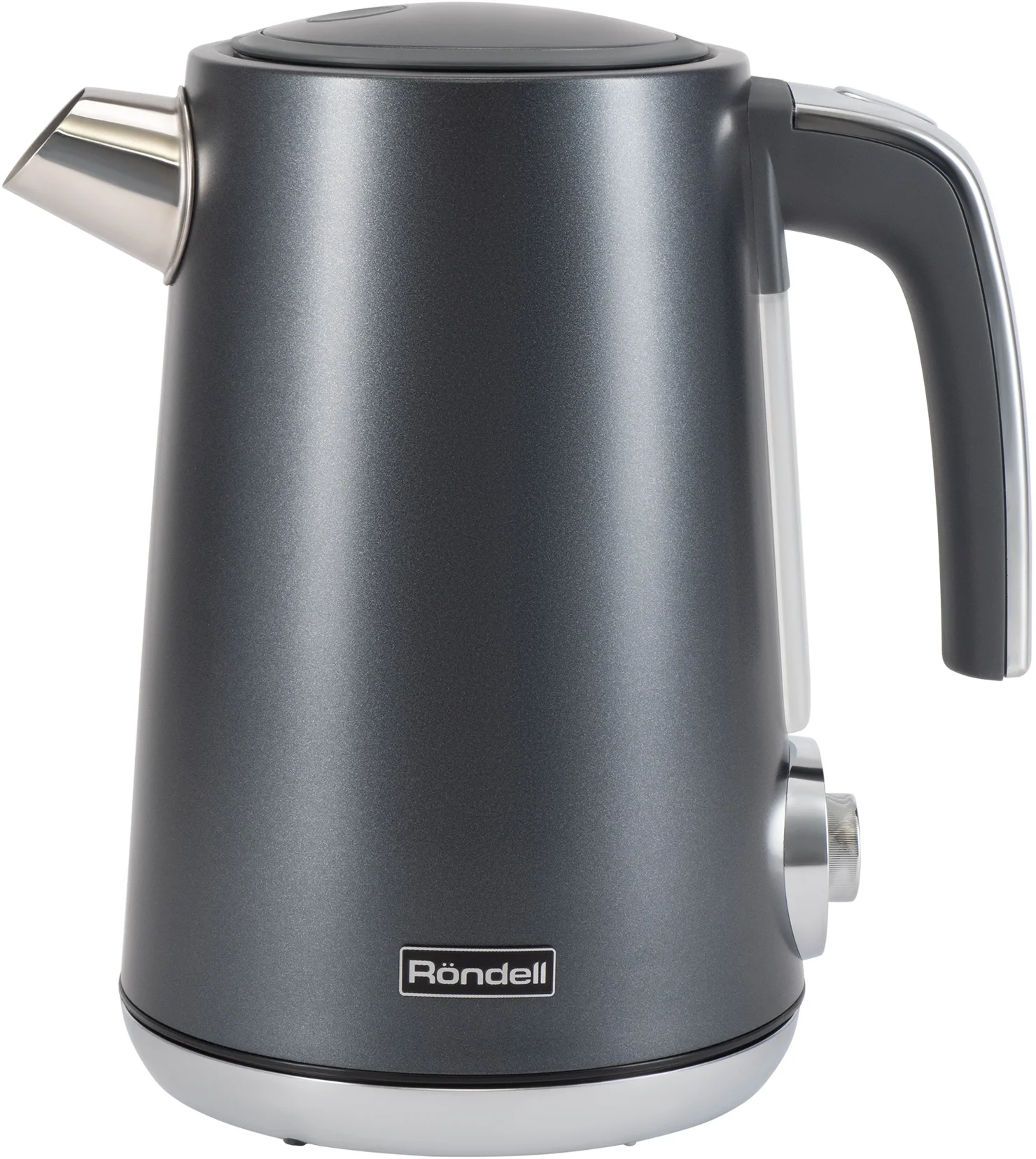 Чайник электрический Rondell 1002-RE-01 1.7л. 2200Вт черный  корпус: металл (RDE-1002)