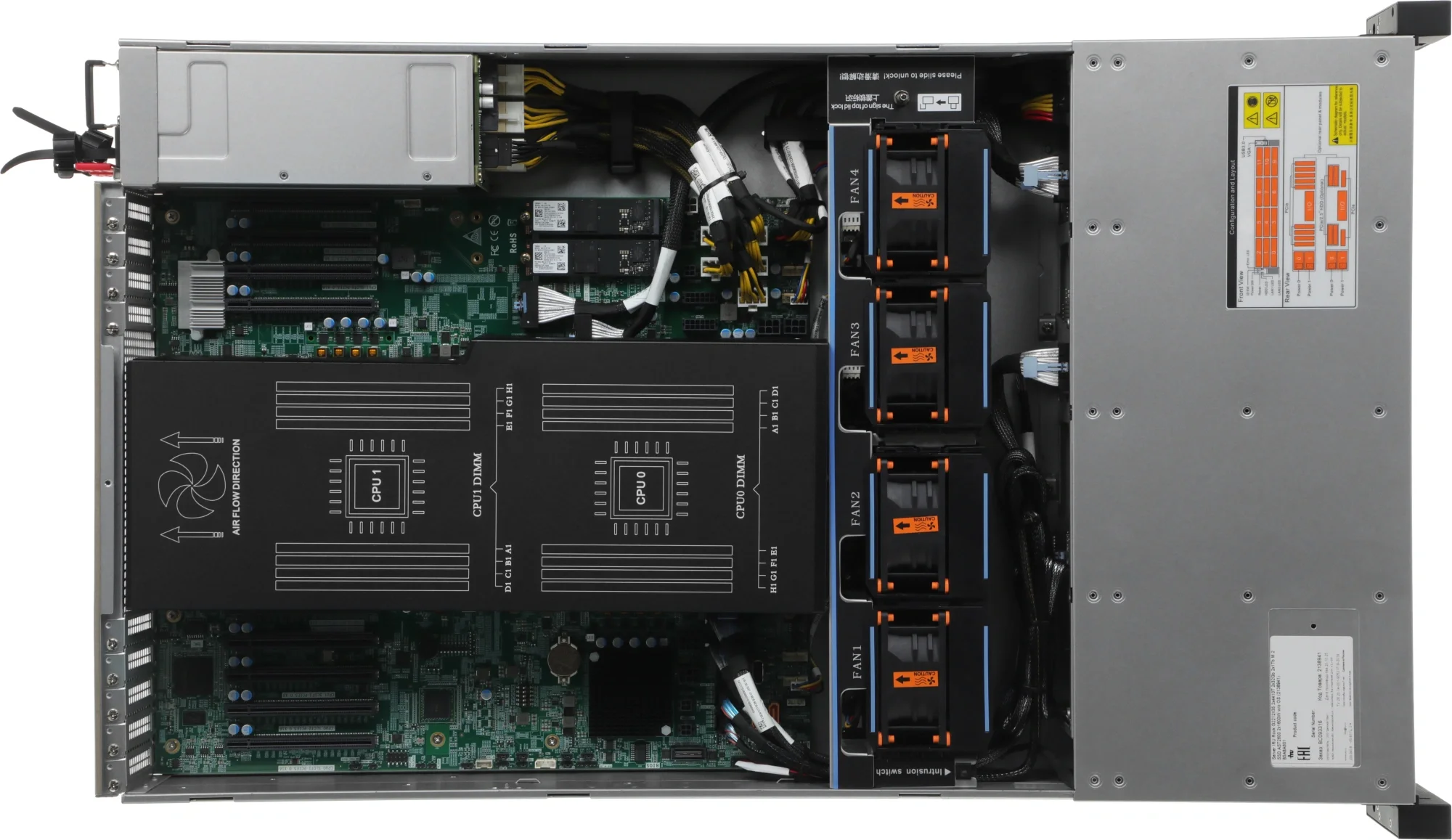 Сервер IRU Rock G2212IG5 2x4410T 2x32Gb 2x1Tb M.2 SSD C741 AST2600 2xGigEth 2x1600W w/o OS (2138941)