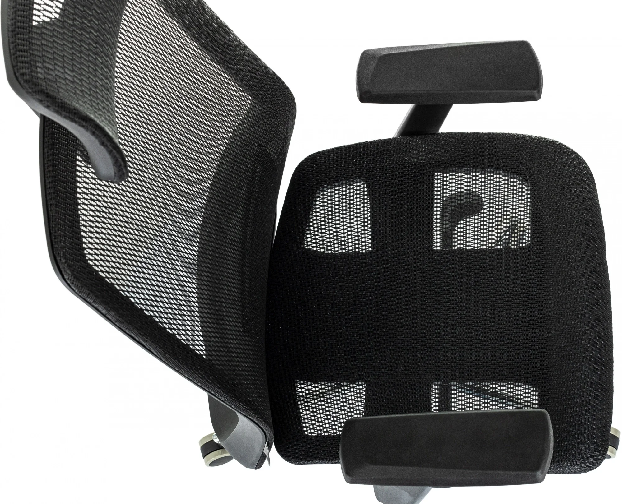 MC-912-H/SIT-M/B Кресло эргономичное Бюрократ MC-912-H черный сетка с подголов. крестов. металл хром