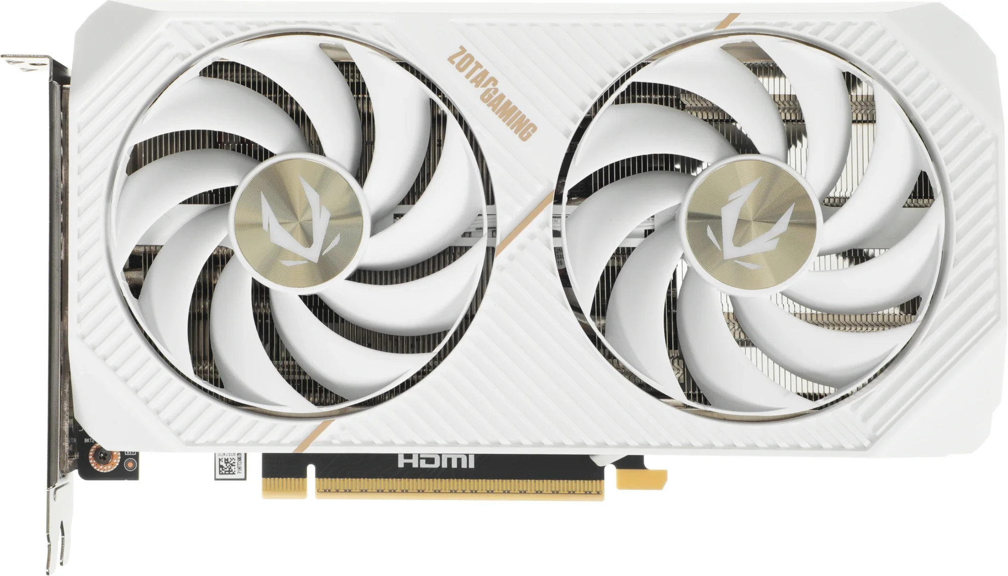 Видеокарта ZOTAC GAMING GeForce RTX 5060 Ti Twin Edge OC White Edition 16GB GDDR7 128 bit 2407/2602 MHz  3xDP/HDMI 3*FAN (ZT-B50620Q-10M) RTL