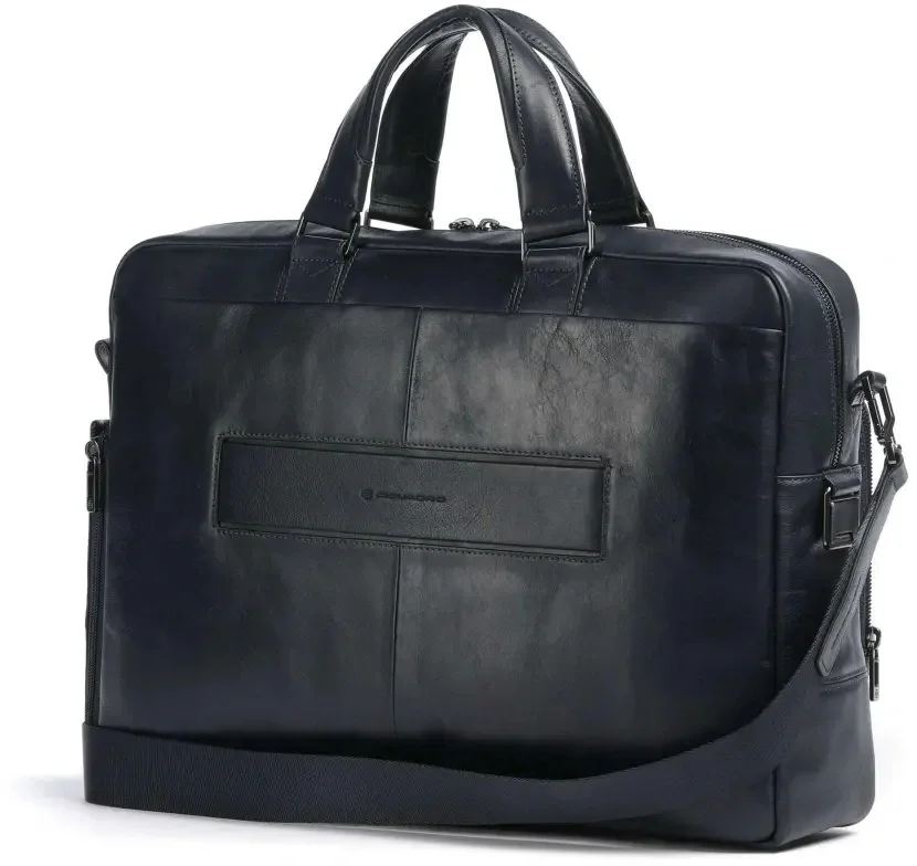 Деловая сумка мужская Piquadro Philip CA6793W136/BLU с отделением для ноутбука 15.6" синяя натур.кожа