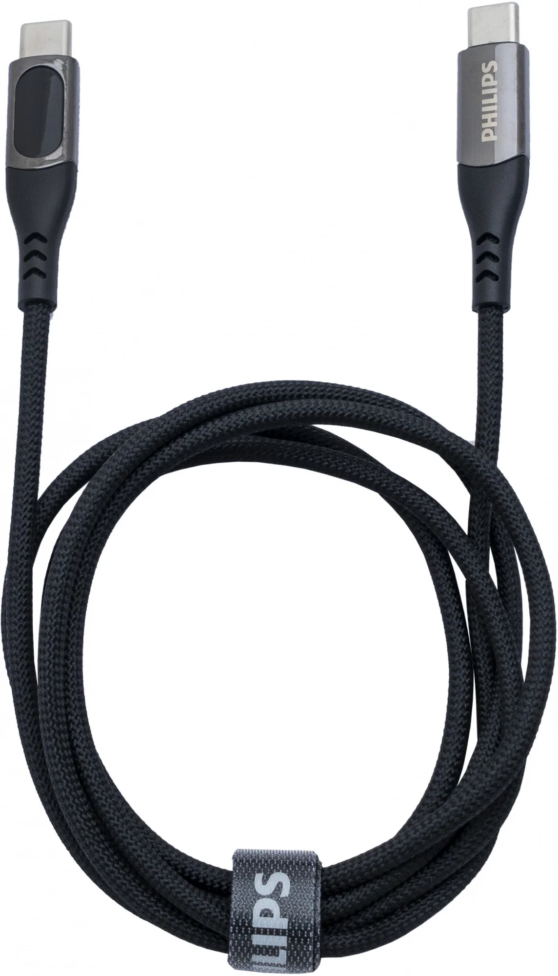 Кабель Philips DLC9060 USB Type-C (m)-USB Type-C (m) 1.2м черный коробка (упак.:1шт)