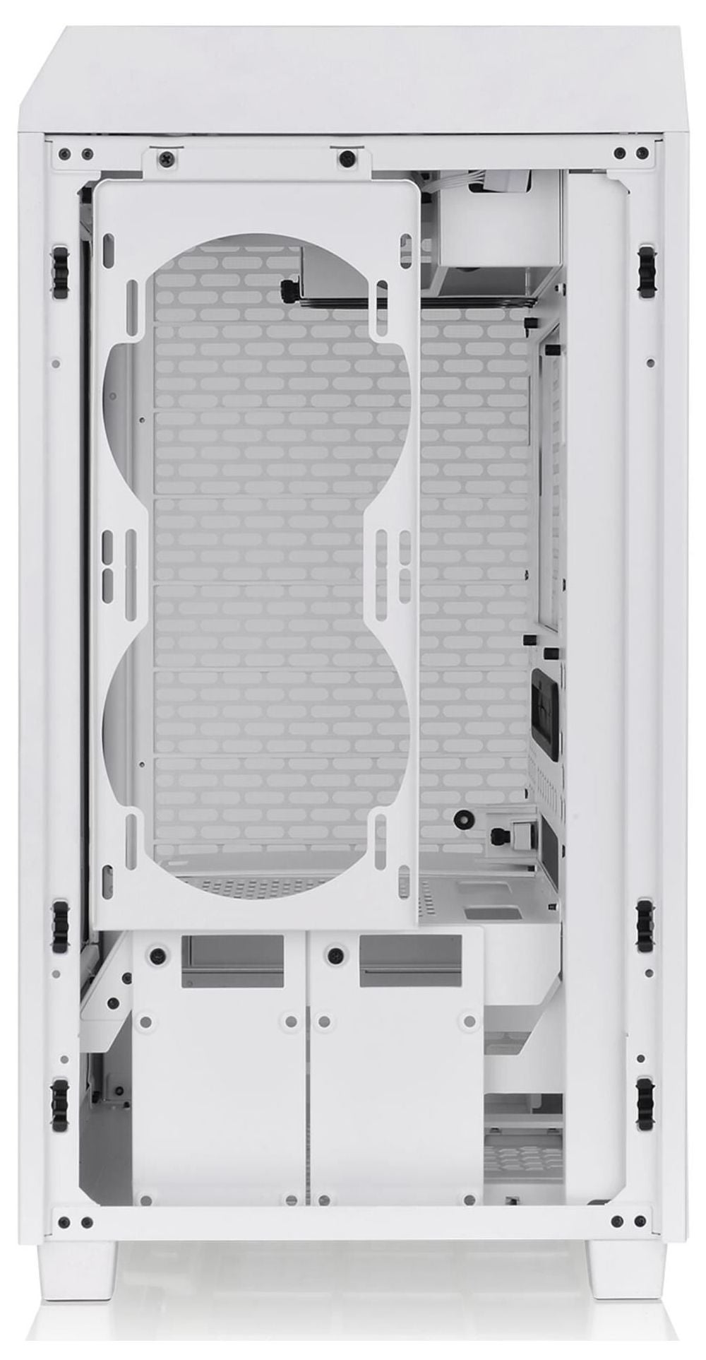Компьютерный корпус Thermaltake The Tower 200 белый без БП miniITX 11x120мм 5x140мм 2xUSB 3.0 1xUSB3.1 audio bott PSU