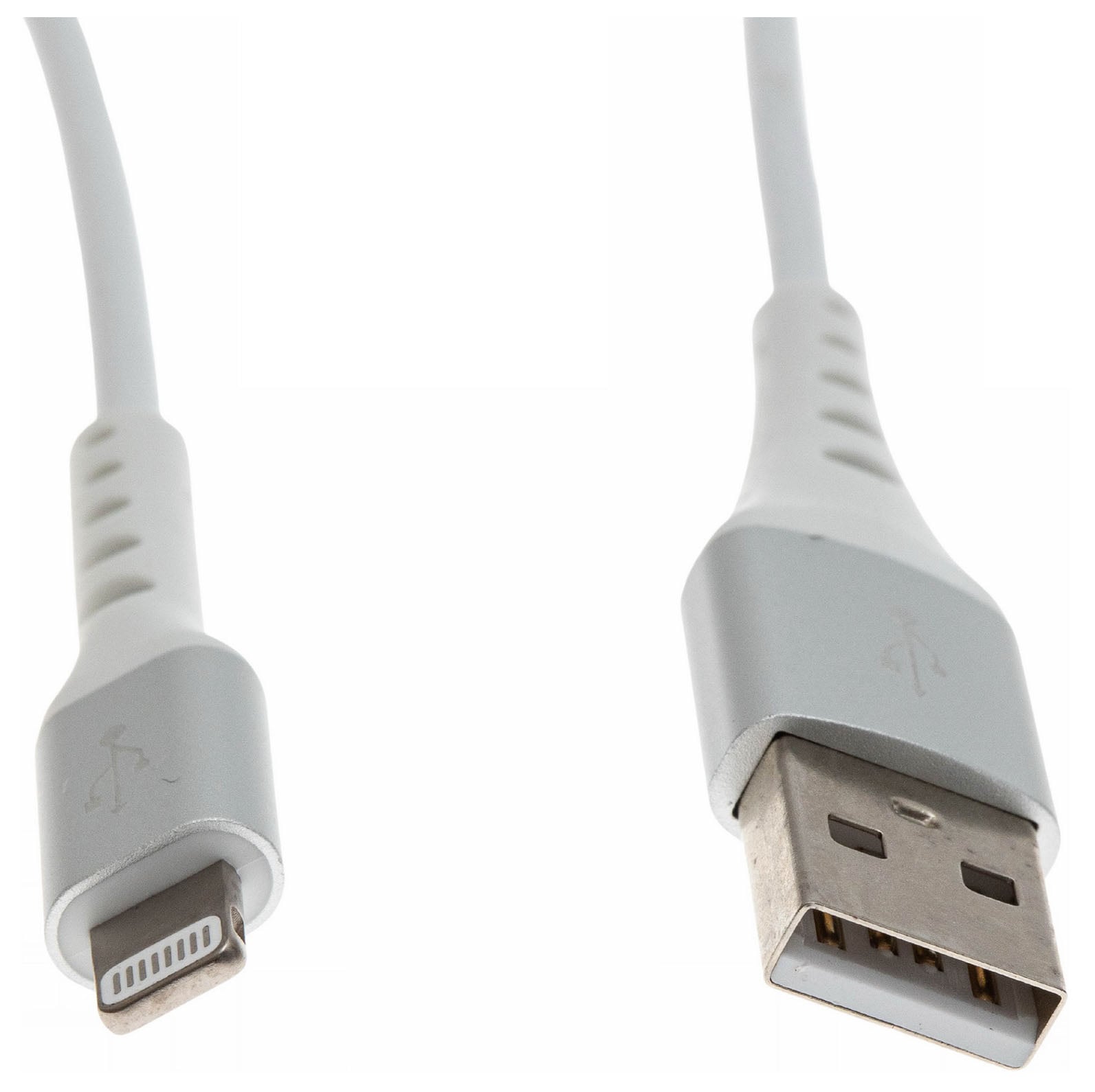 Кабель Cactus CS-LG.USB.A-1 USB (m)-Lightning (m) 1м  белый  блистер