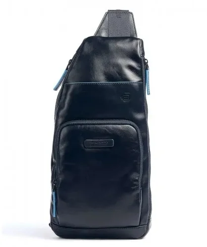 Рюкзак слинг Piquadro Blue Square Revamp CA5577B2V/BLU синий натур.кожа