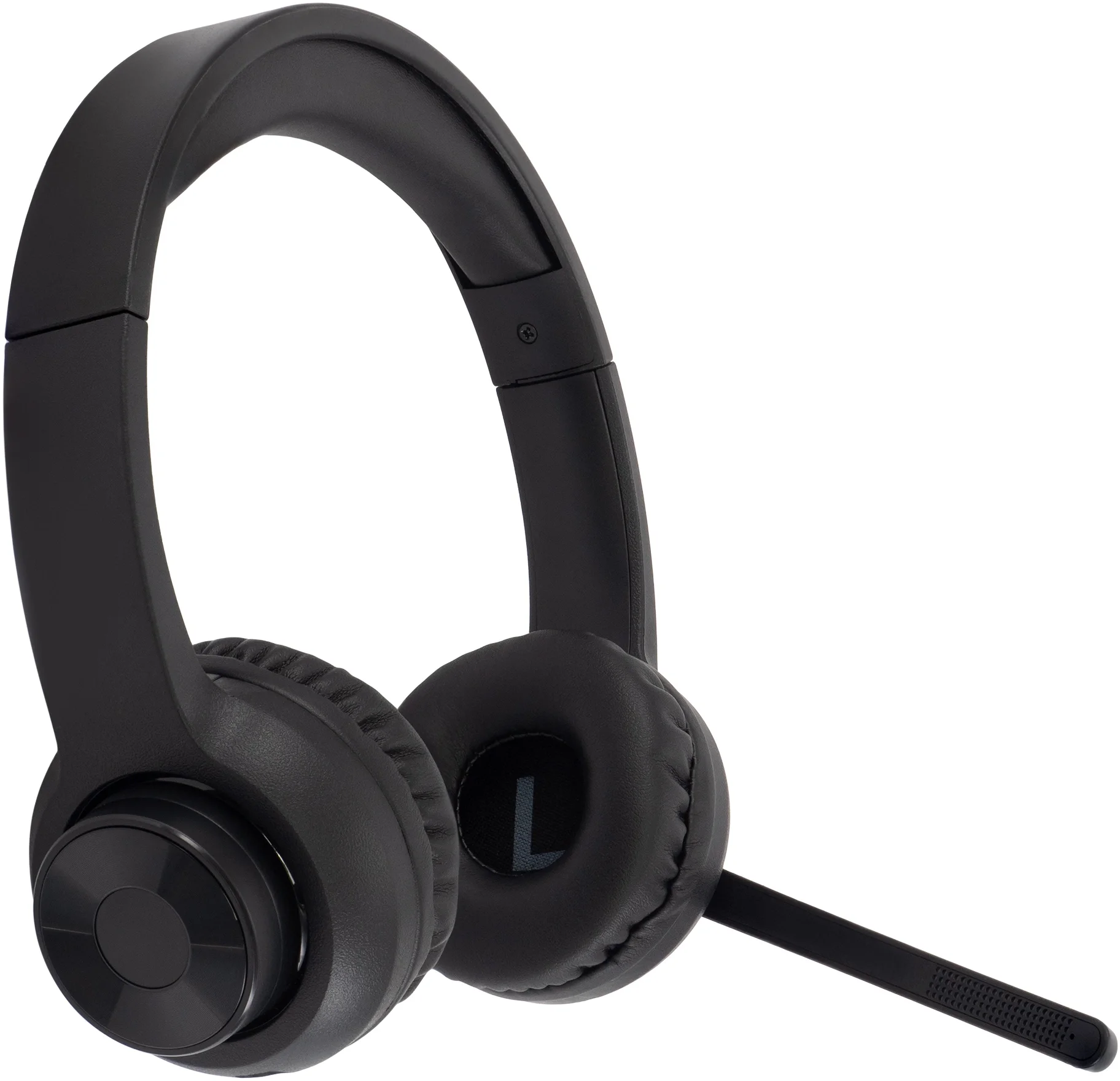 Наушники с микрофоном Оклик HS-M310 черный 1.5м накладные BT оголовье (1978706)