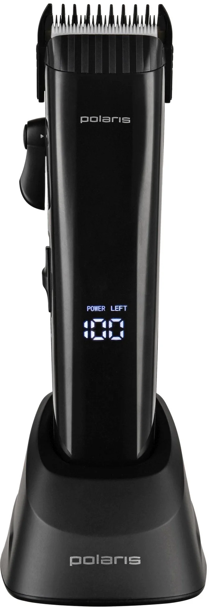 023424 Машинка для стрижки Polaris PHC 4100 черный 3Вт (насадок в компл:9шт)